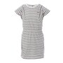 Voir la diapositive 1 : ELLE EST OU LA MER Robe à Rayures /Blanc Fille EOM Pinil