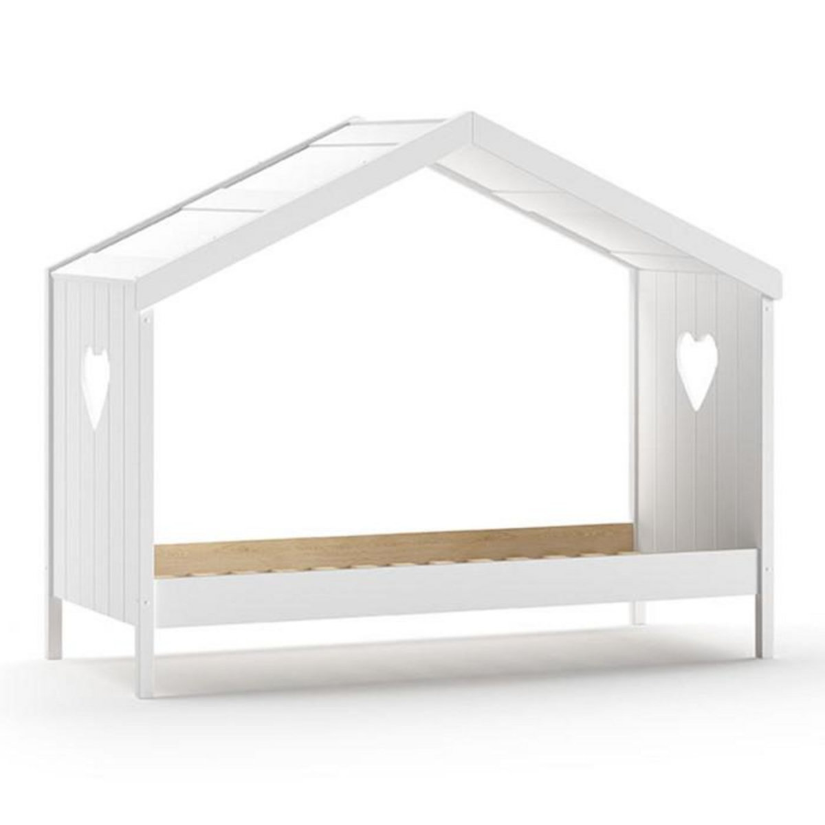 Paris Prix Lit Cabane Enfant Ouvert  Amori  90x200cm Blanc