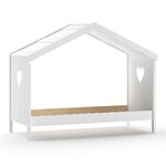 Paris Prix Lit Cabane Enfant Ouvert  Amori  90x200cm Blanc