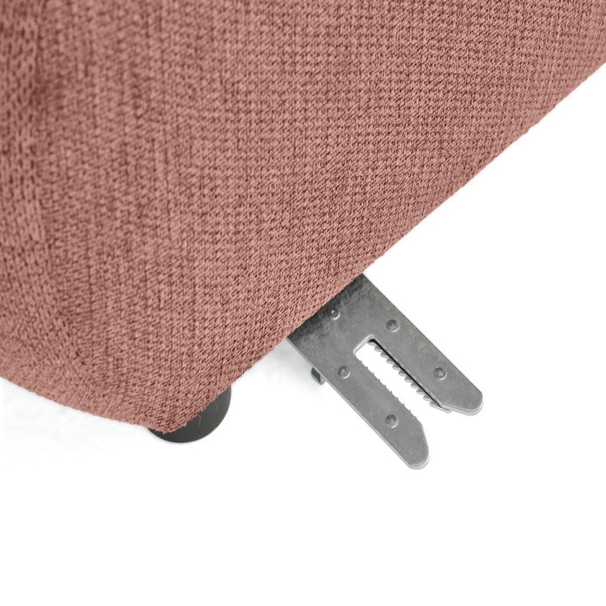 LISA DESIGN Debbie - canapé modulable d'angle réversible 4 places en tissu texturé