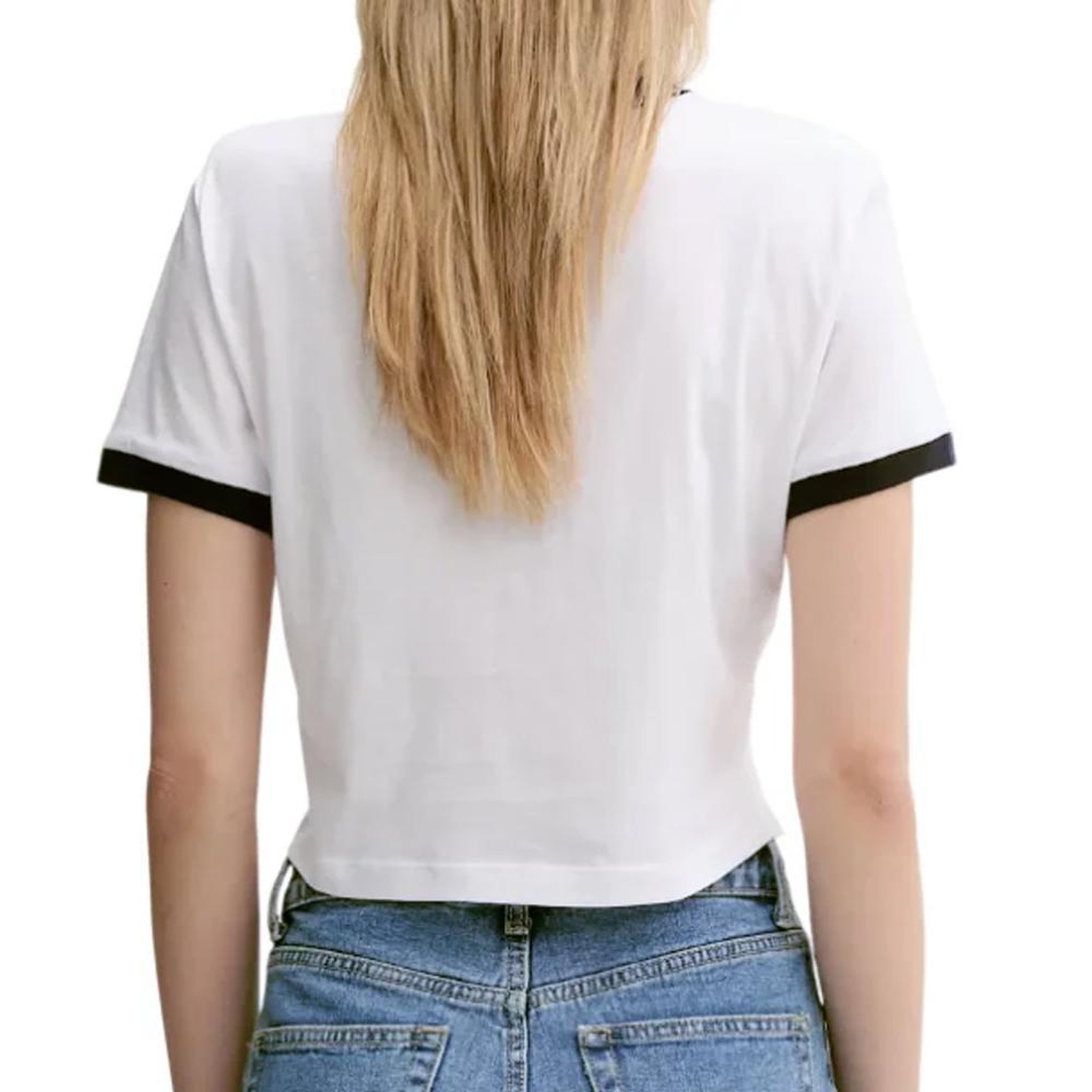 Voir la diapositive 2 : CALVIN KLEIN JEANS T Shirt  Femme Calvin Klein Jeans Drapey Jersey