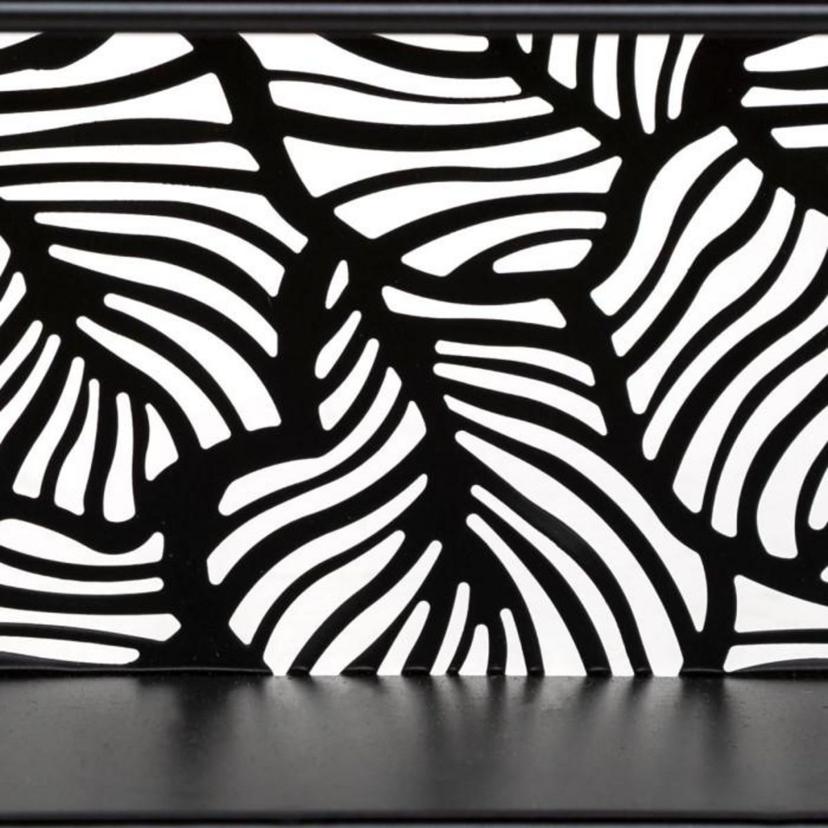 ATMOSPHERA Étagère Murale 4 Niveaux  Palmer  39cm Noir