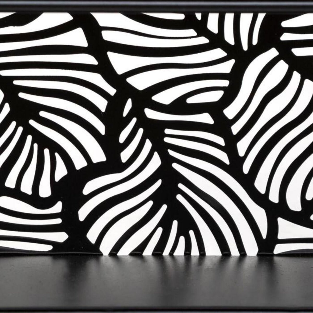 ATMOSPHERA Étagère Murale 4 Niveaux  Palmer  39cm Noir