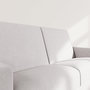 Voir la diapositive 4 : BEST MOBILIER Julia - canapé 3 places convertible express couchage quotidien 140 cm matelas 14 cm en tissu