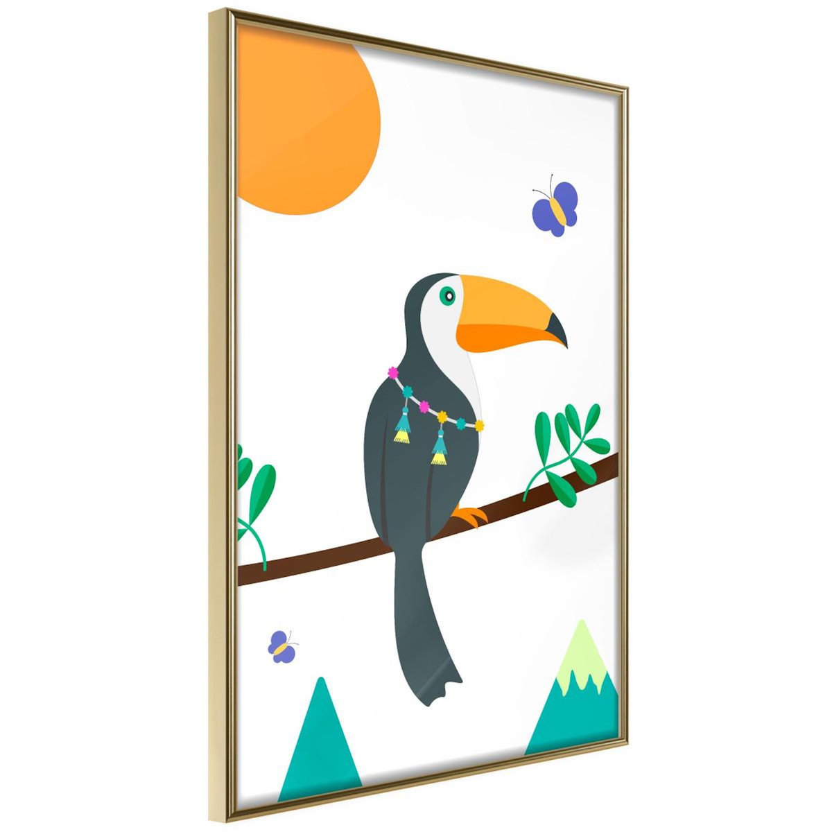 Paris Prix Affiche Murale Encadrée  Fairy-Tale Toucan