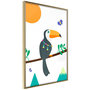 Voir la diapositive 1 : Paris Prix Affiche Murale Encadrée  Fairy-Tale Toucan