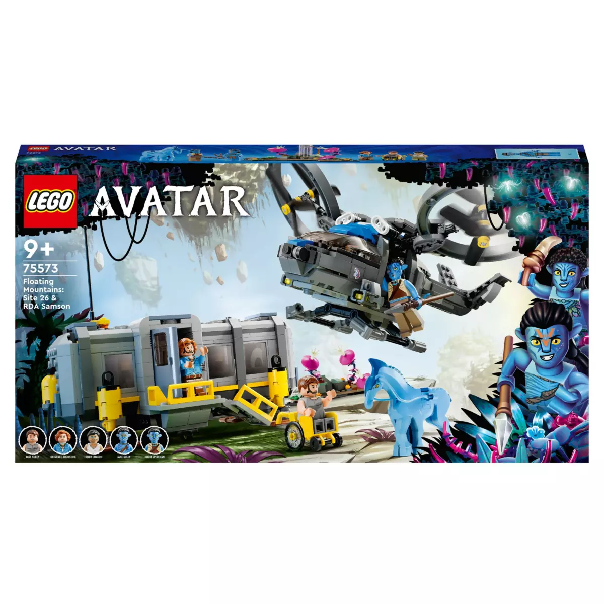 LEGO Avatar 75573 Les Montagnes Flottantes : le Secteur 26 et le Samson RDA, Jouet Figurine 