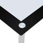 Voir la diapositive 4 : VIDAXL Table a manger Noir et transparent 120x60x75 cm Verre trempe