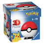 Voir la diapositive 2 : RAVENSBURGER Ravensburger - Puzzle 3D Pokémon Poké ball 55 pièces