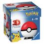 Voir la diapositive 2 : RAVENSBURGER Ravensburger - Puzzle 3D Pokémon Poké ball 55 pièces