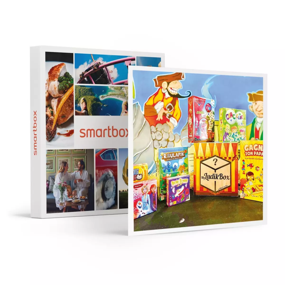 Smartbox Box suprise de jeux de société à thème pour toute la famille - Coffret Cadeau Sport & Aventure