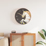 Voir la diapositive 1 : VIDAXL Horloge murale dore et blanc Ø29,5 cm polystyrene et verre