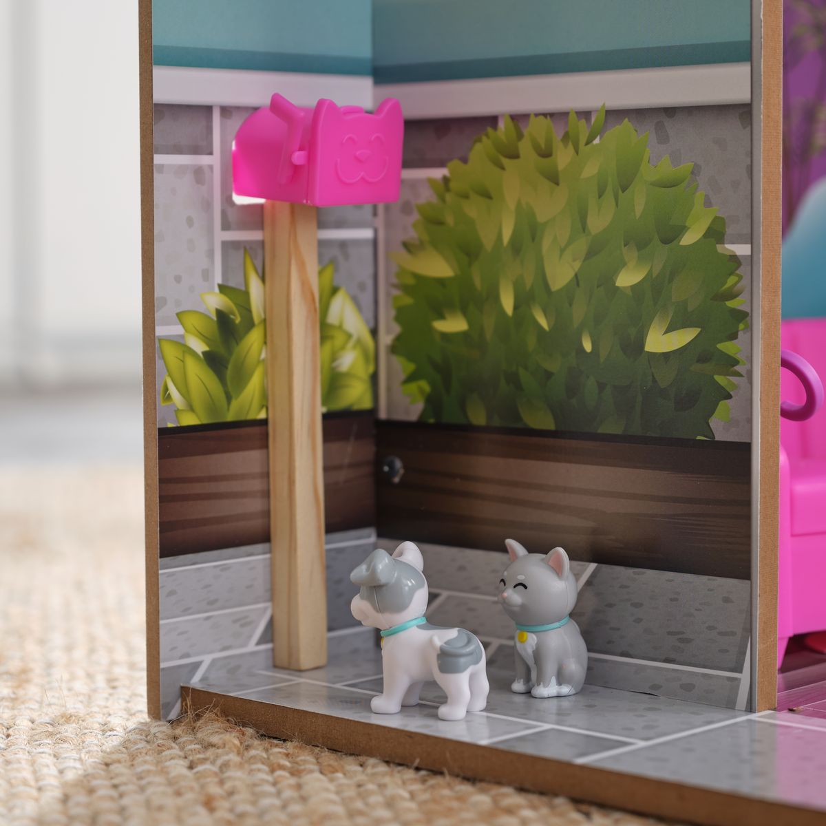 Kidkraft Maison de poupée Purrfect Pet avec accessoires son et lumière