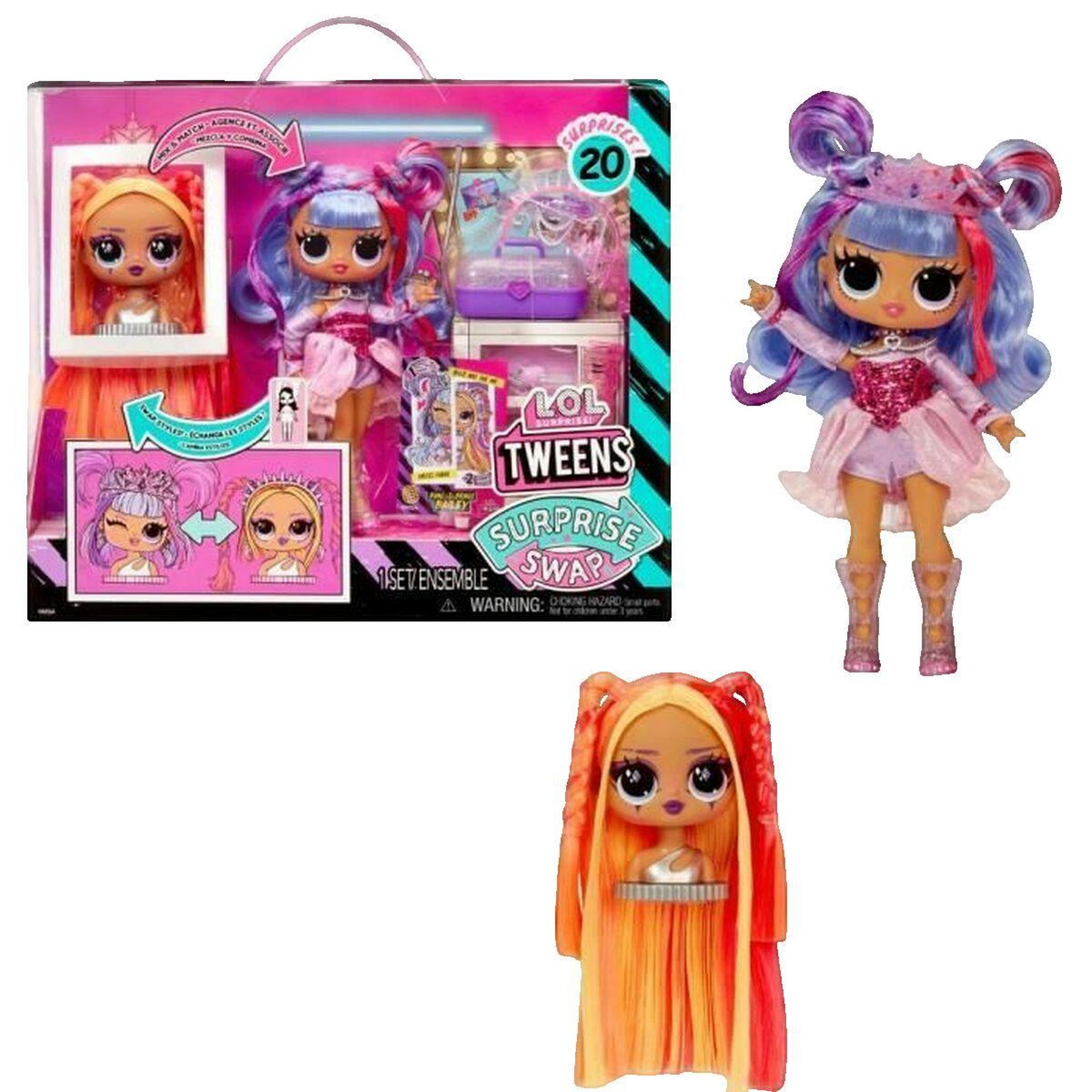 L.O.L. SURPRISE! Poupée LOL Surprise Buns-2-Braids Bailey
