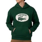 Lacoste Sweat à Capuche   Homme Lacoste SH0067. Coloris disponibles : Vert