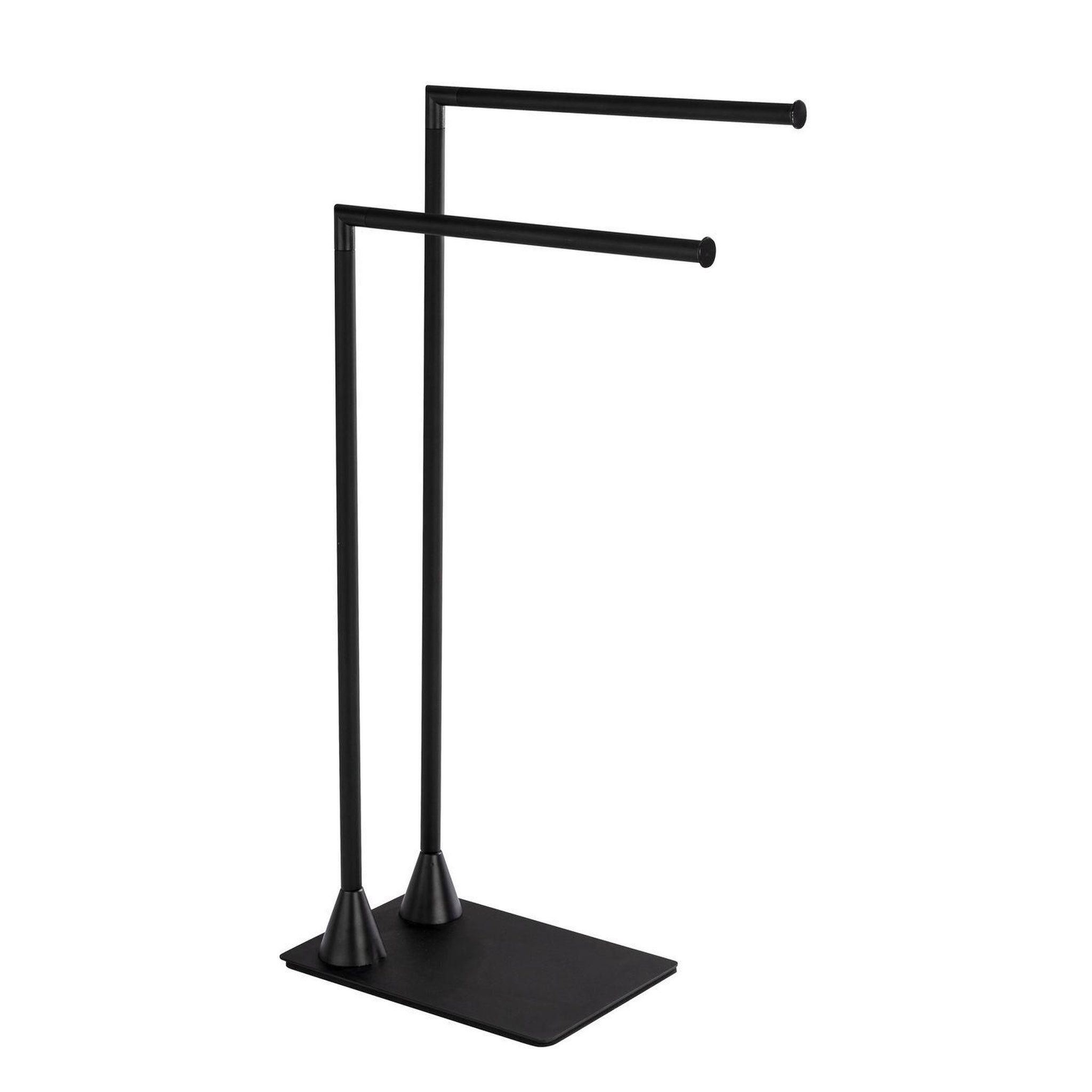 Voir la diapositive 2 : Wenko Porte-serviette indus hella - l. 43 x h. 78 cm - noir