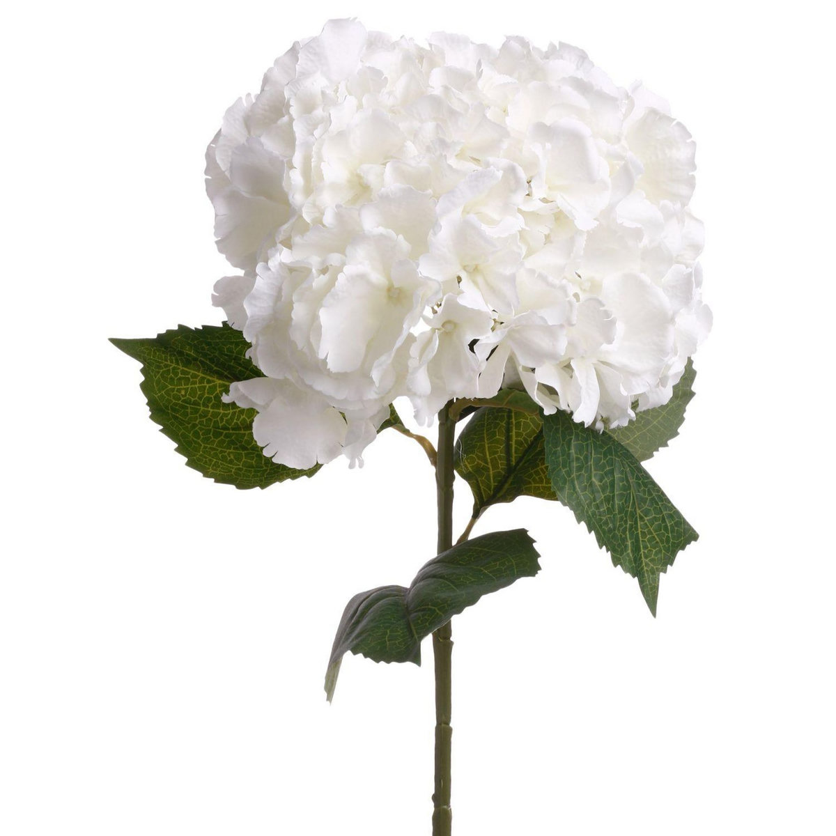 ATMOSPHERA Tige artificielle d'Hortensia - H. 83 cm - Blanc