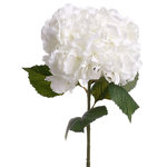 ATMOSPHERA Tige artificielle d'Hortensia - H. 83 cm - Blanc