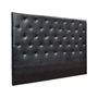 Voir la diapositive 2 : Habitat et Jardin Tête de lit capitonnée  Déco  - 169 cm - Noir - En PVC