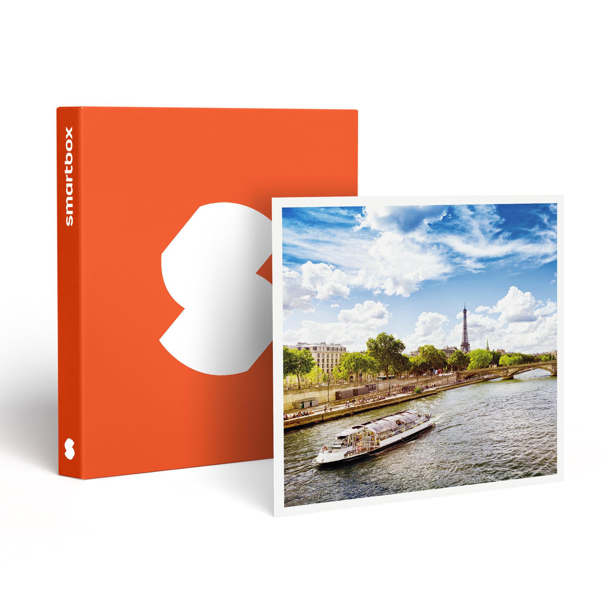 Smartbox 1h de croisière sur la seine en duo - coffret cadeau multi-thèmes