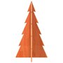 Voir la diapositive 3 : VIDAXL Arbre de Noël en bois pour décoration 80 cm bois de pin massif