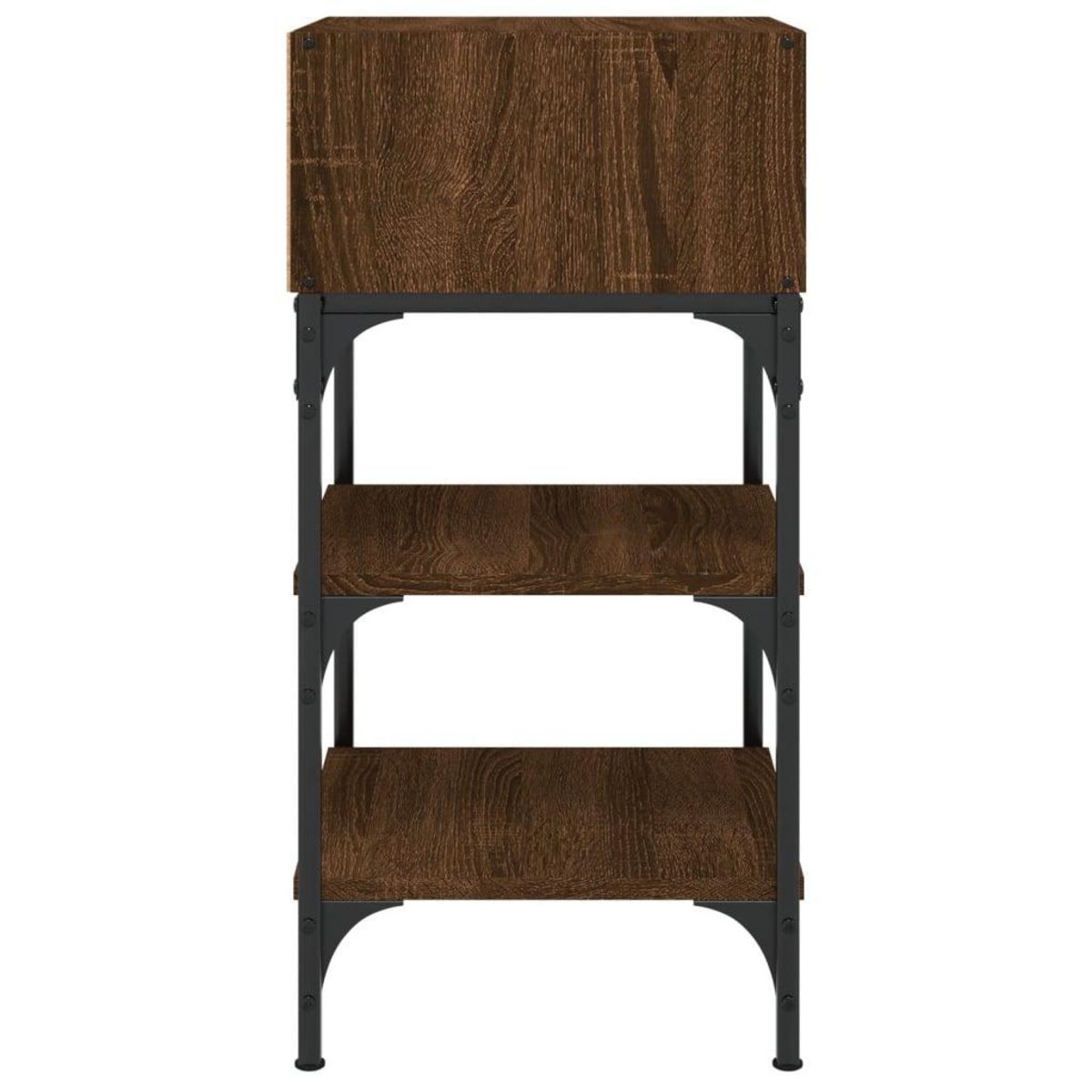 VIDAXL Table de chevet chene marron 35x34,5x70 cm bois d'ingenierie