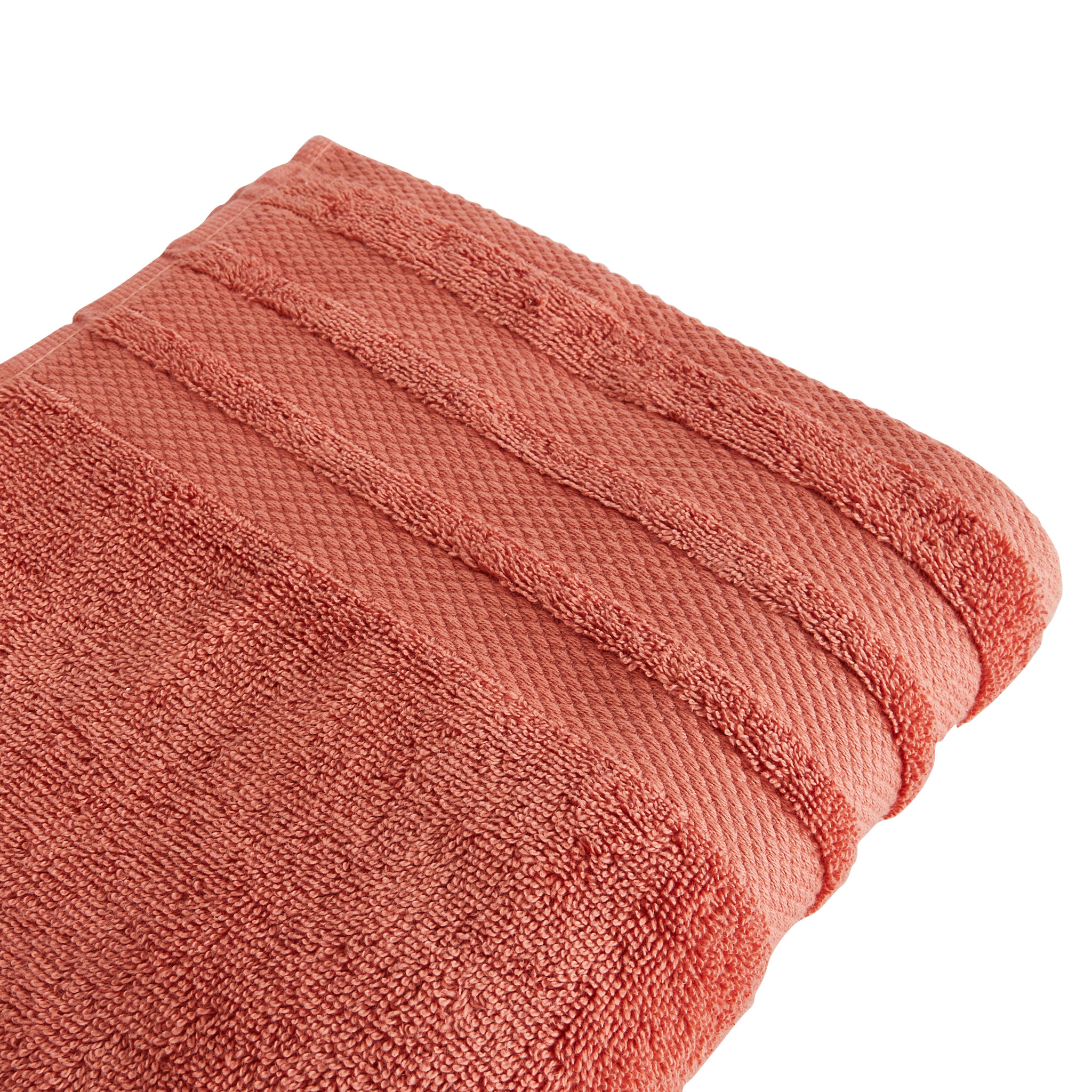 Voir la diapositive 3 : ACTUEL Serviette de toilette unie en coton 500 g/m²