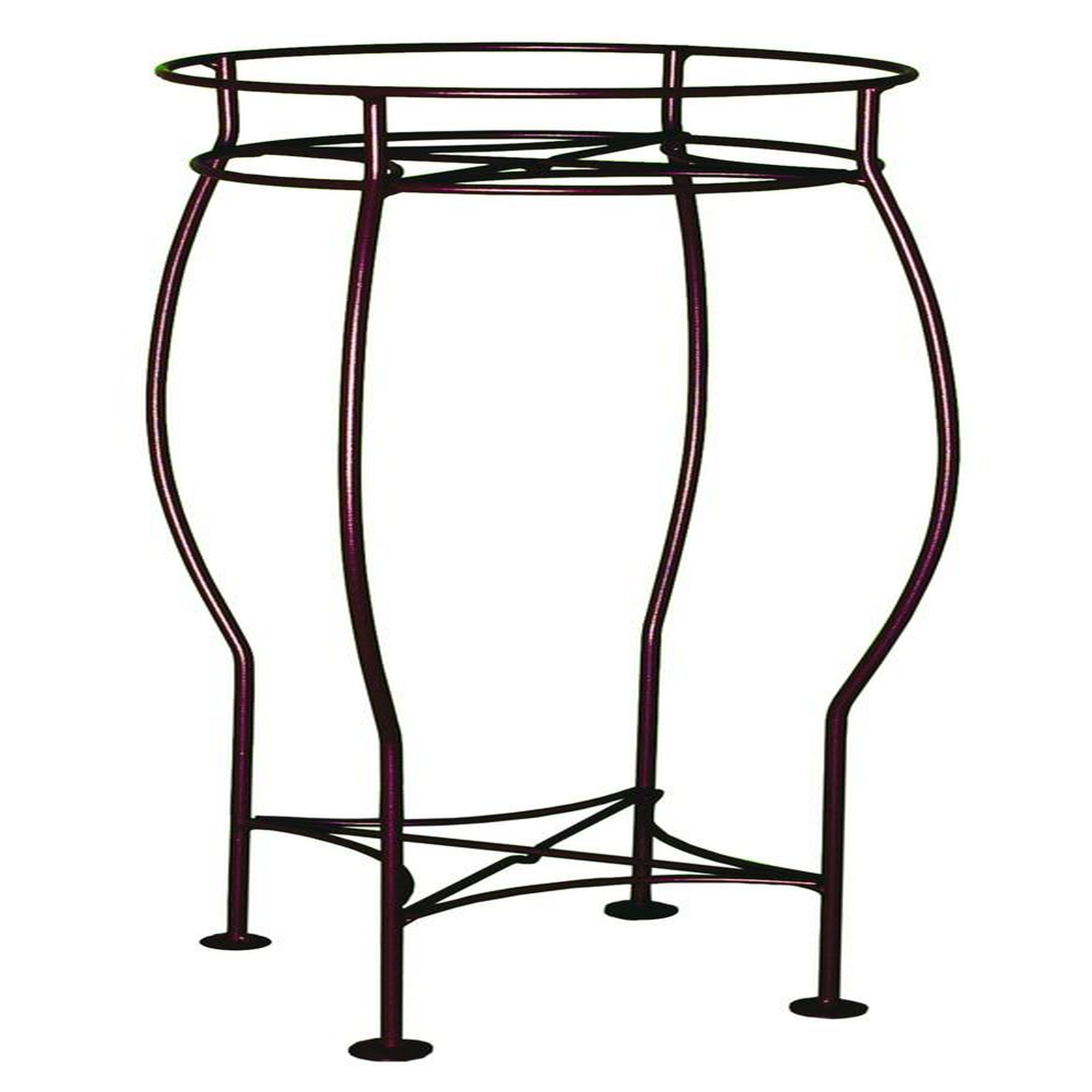 CENTRALE BRICO Sellette ronde fer vieilli H. 60 pour pot 26 cm - Acier époxy
