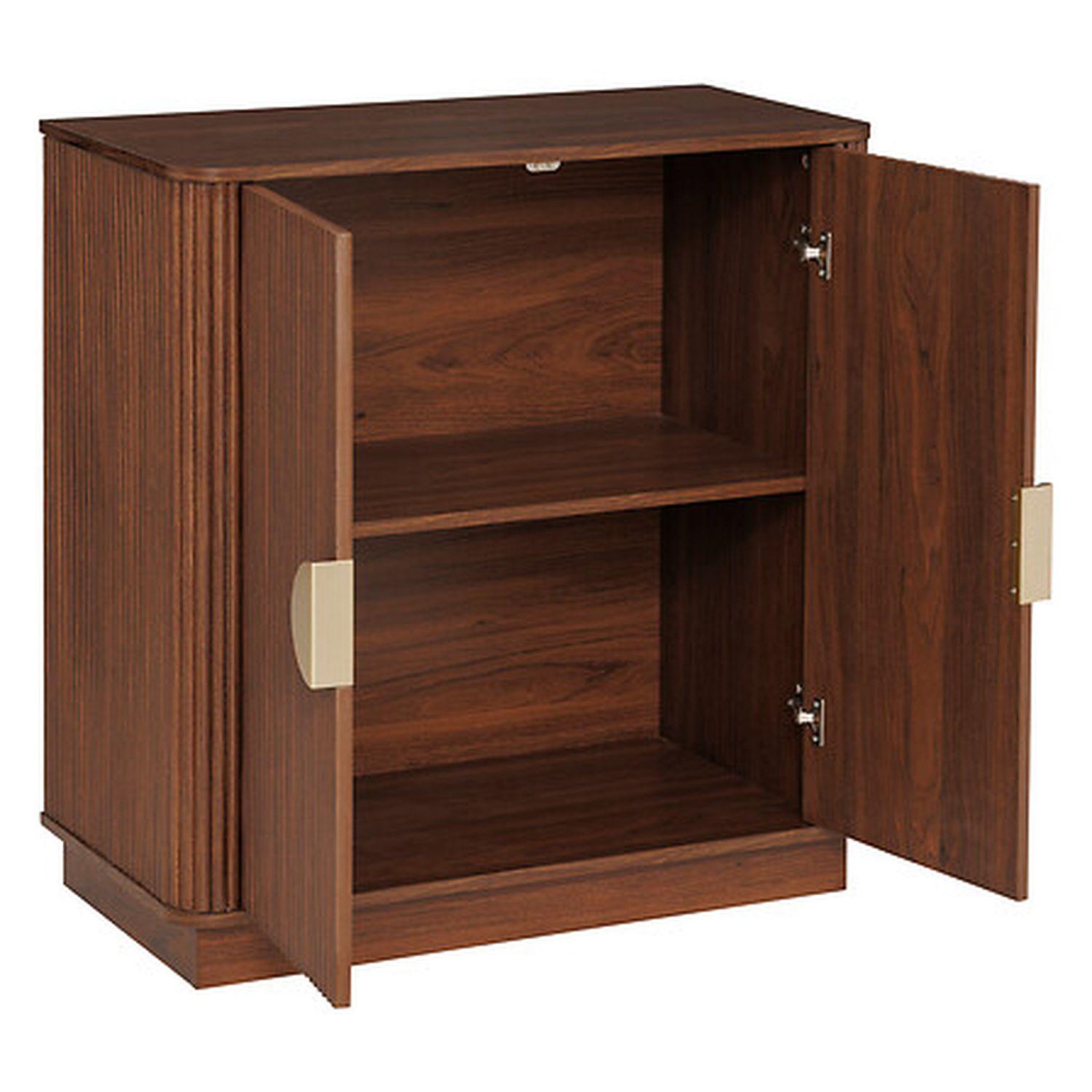 Voir la diapositive 3 : ATMOSPHERA Buffet 2 portes effet noyer wany - marron