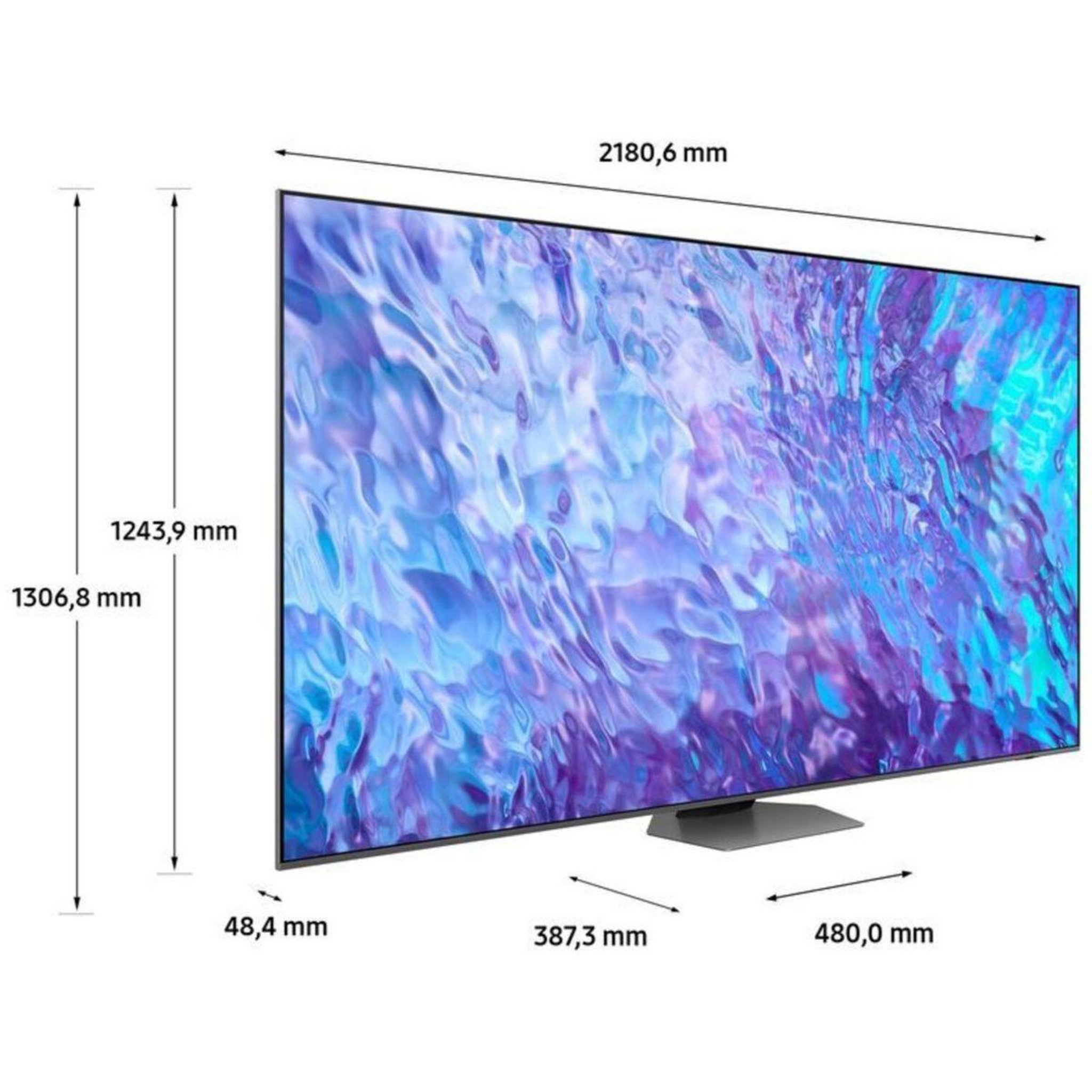 Voir la diapositive 4 : Samsung TV QLED TQ98Q80C