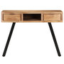 Voir la diapositive 3 : VIDAXL Bureau 107x45x79 cm Bois d'acacia solide avec bord naturel