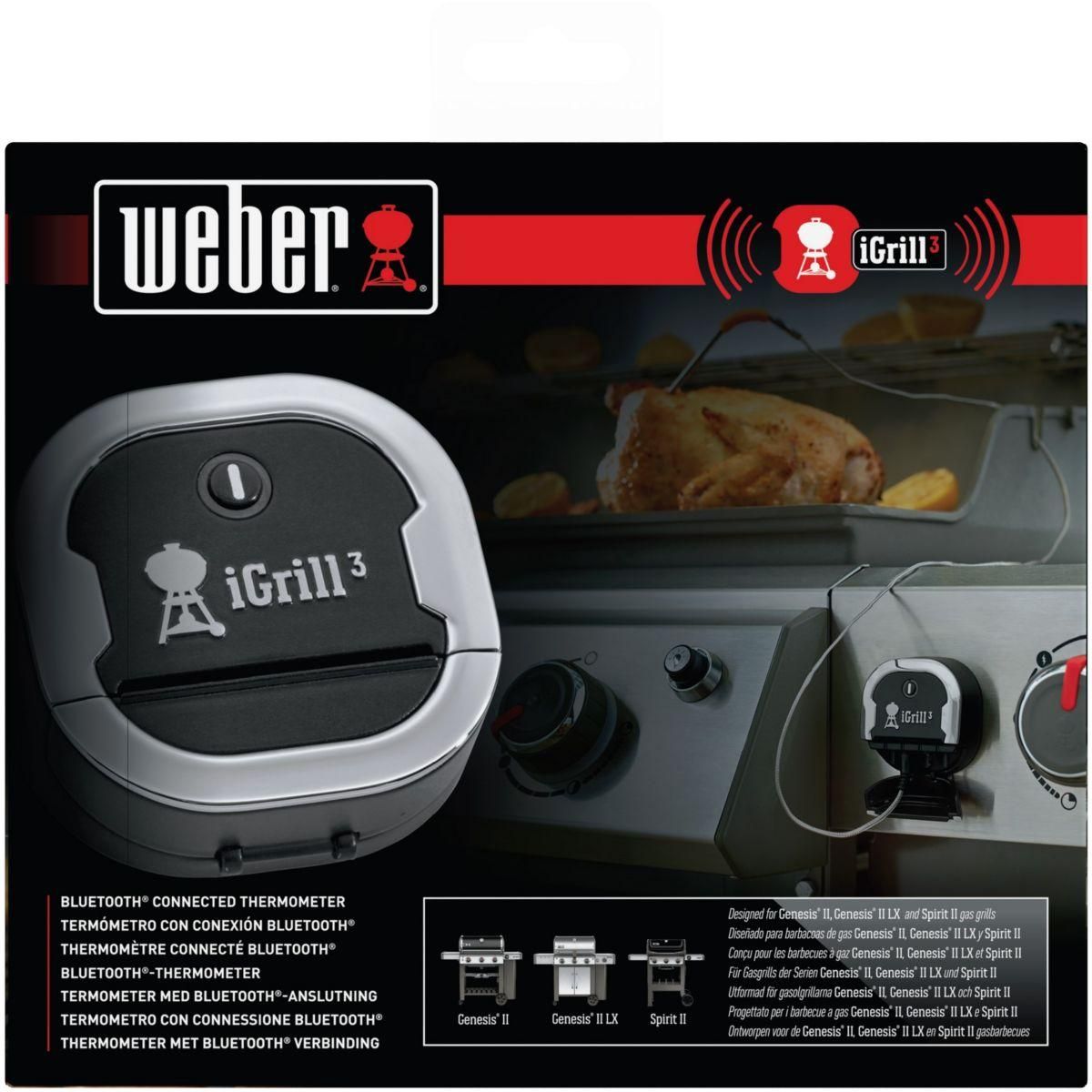 Weber Thermomètre de cuisson IGrill 3
