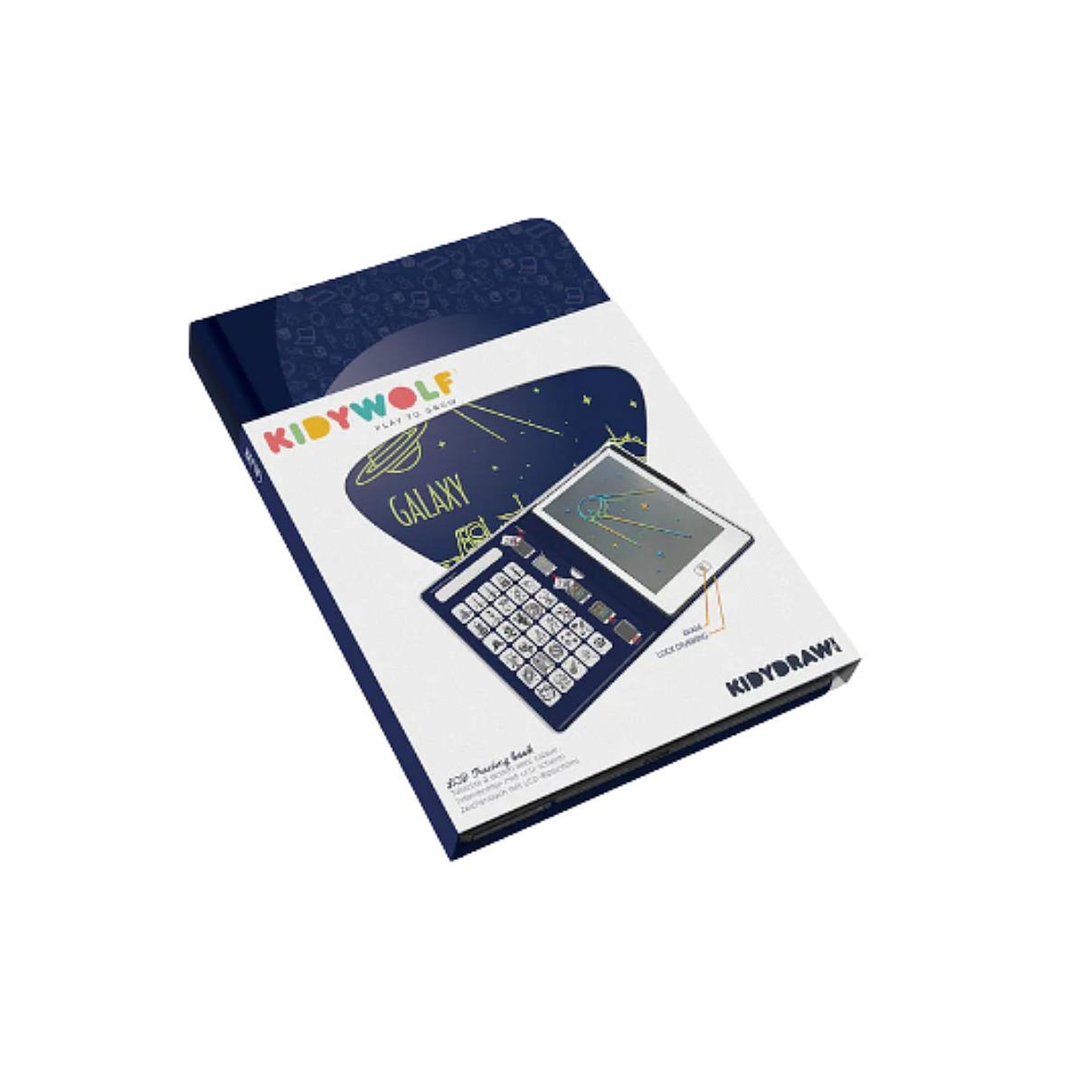 KIDYWOLF kidydraw-mini tablette a dessin galaxie