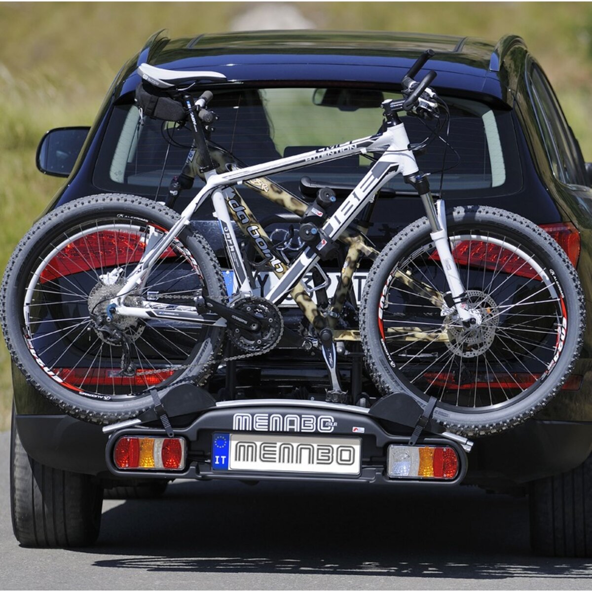 MENABO Porte-vélos d'attelage plateforme rabattable Winny - 2 vélos