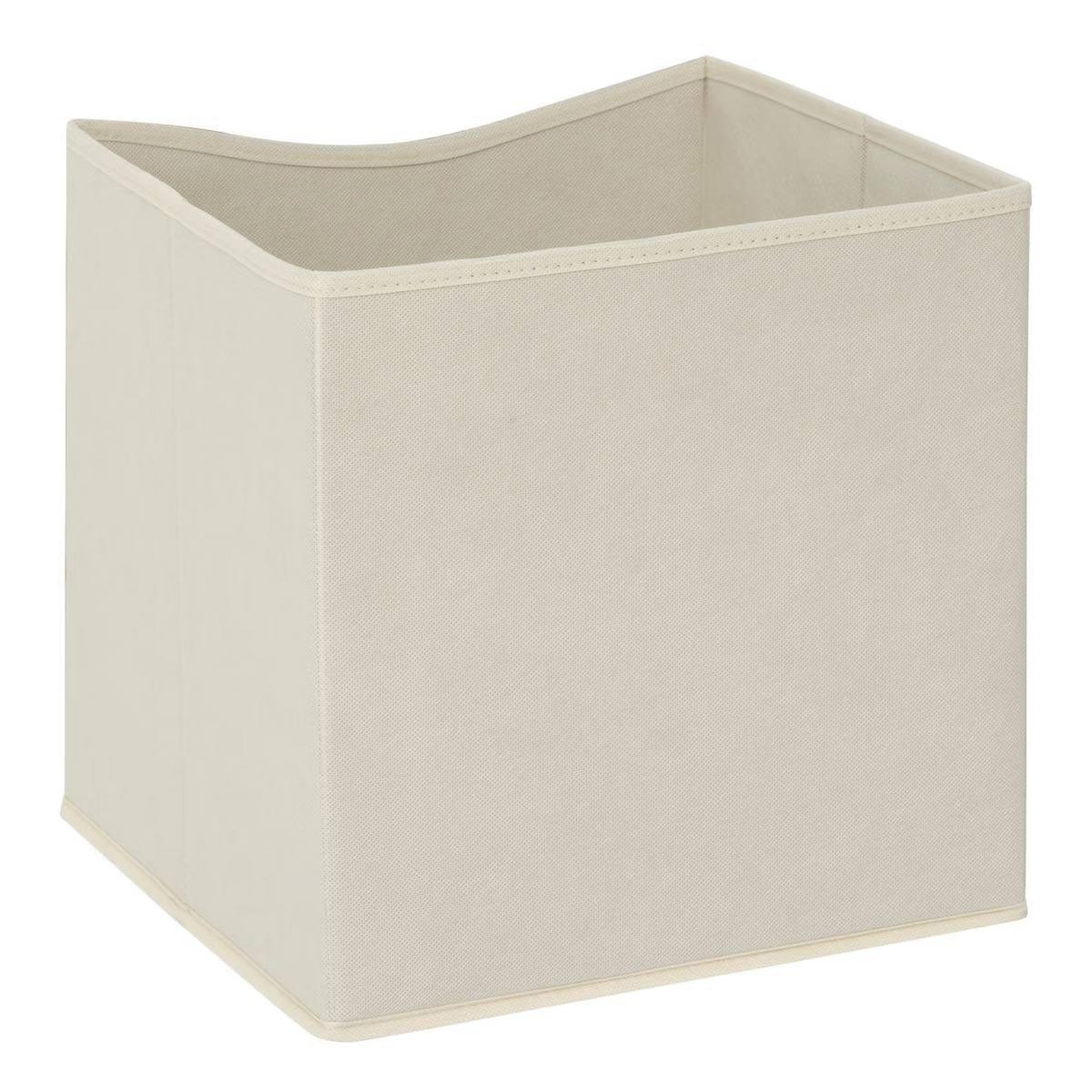 Voir la diapositive 2 : FIVE Boîte de Rangement  Côme  31x31cm Beige