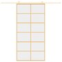 Voir la diapositive 3 : VIDAXL Porte coulissante dore 102,5x205cm verre ESG clair et aluminium