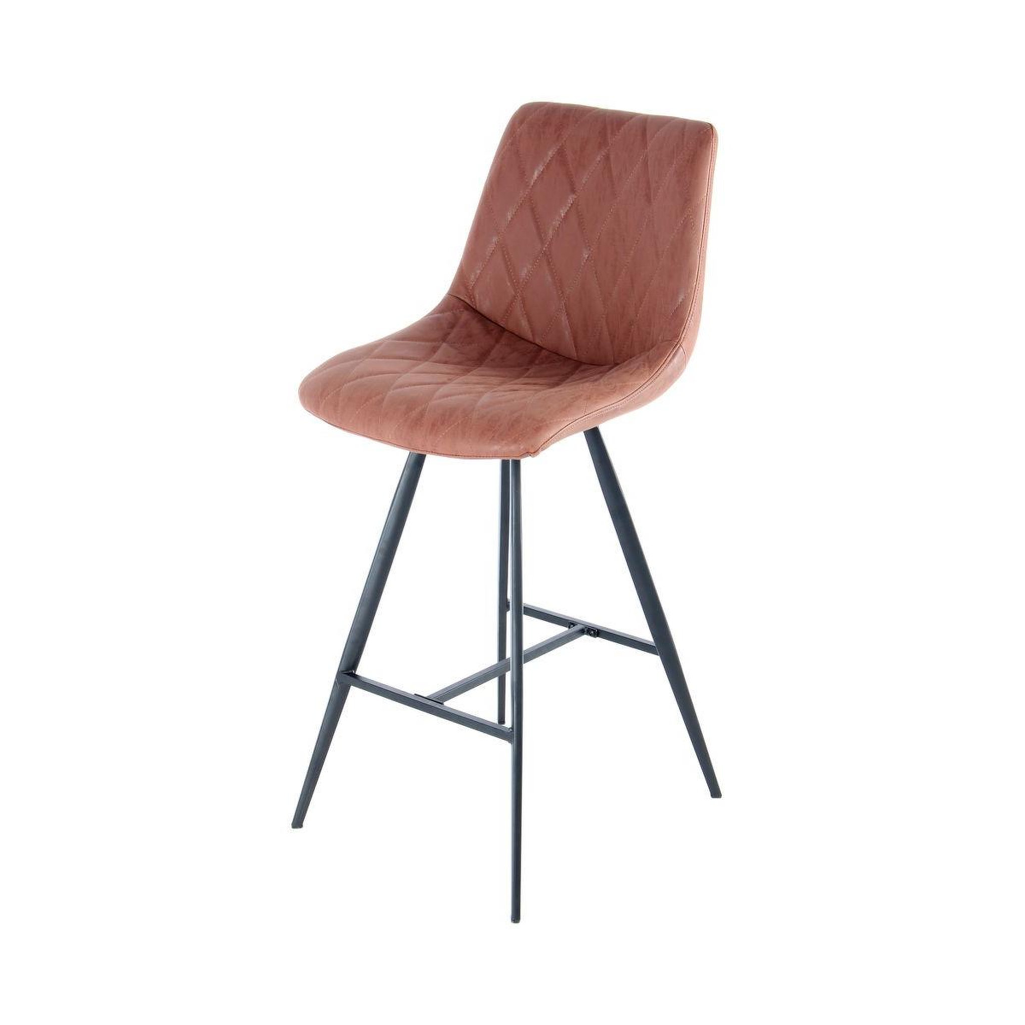 Voir la diapositive 2 : Paris Prix Lot de 2 Chaises de Bar  Frances  107cm Marron