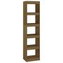 Voir la diapositive 2 : VIDAXL Bibliotheque/Separateur de piece Marron miel 40x30x167,5 cm Pin