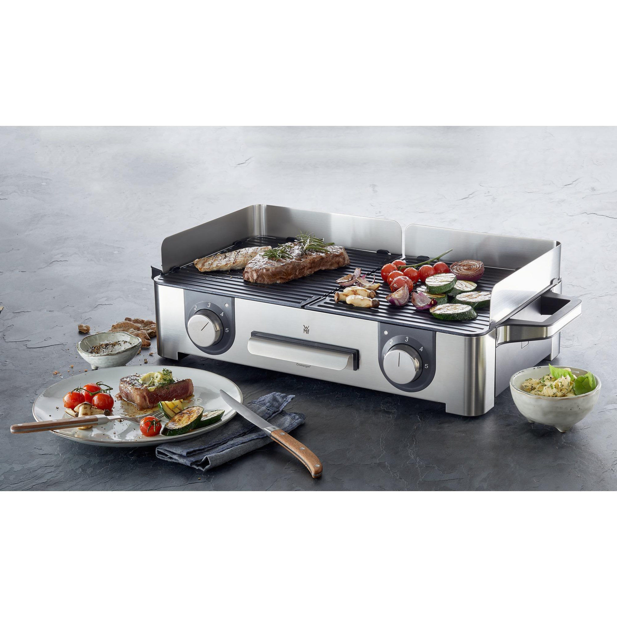 Voir la diapositive 6 : WMF Barbecue électrique posable 2400w - 0415280011