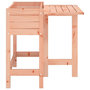Voir la diapositive 5 : VIDAXL Jardiniere avec dessus de table pliable bois de Douglas massif