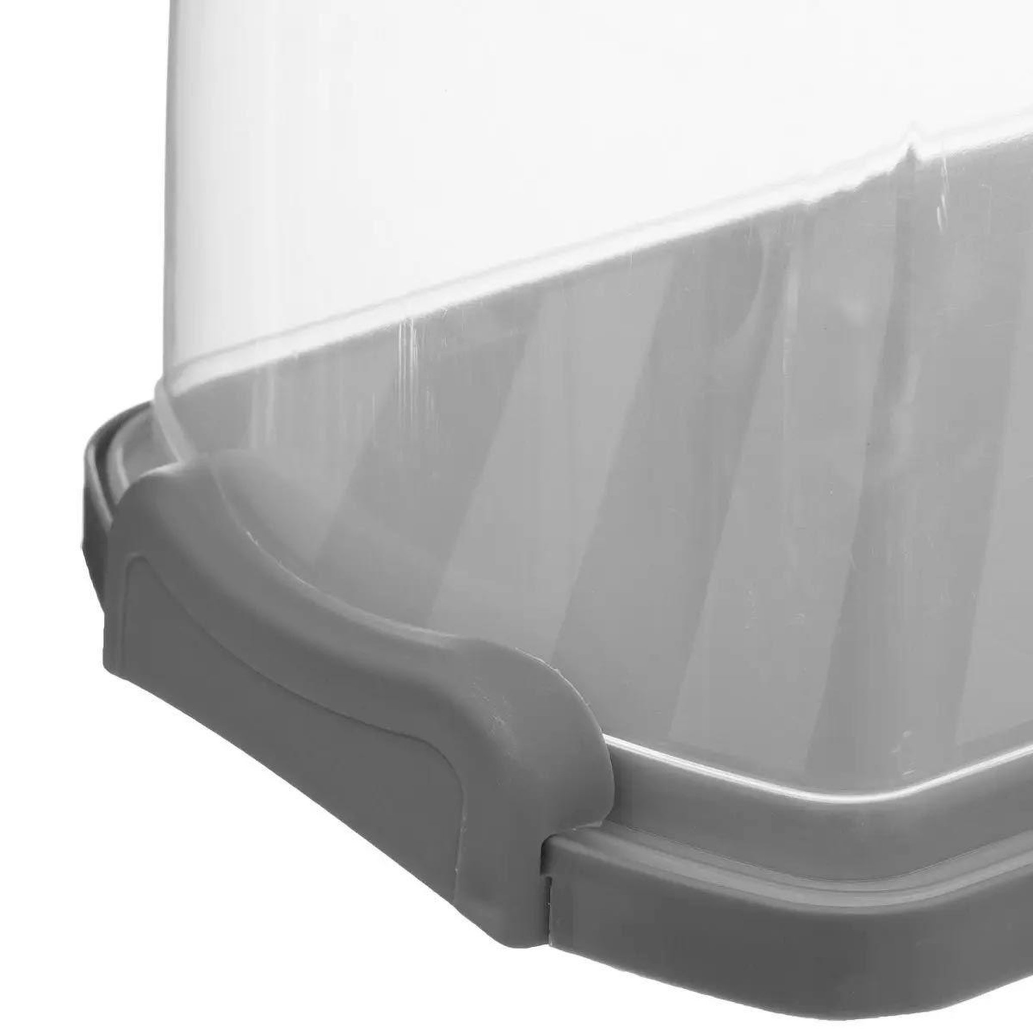 Voir la diapositive 2 : FIVE Boîte de Conservation Gâteaux  Cake  36cm Gris