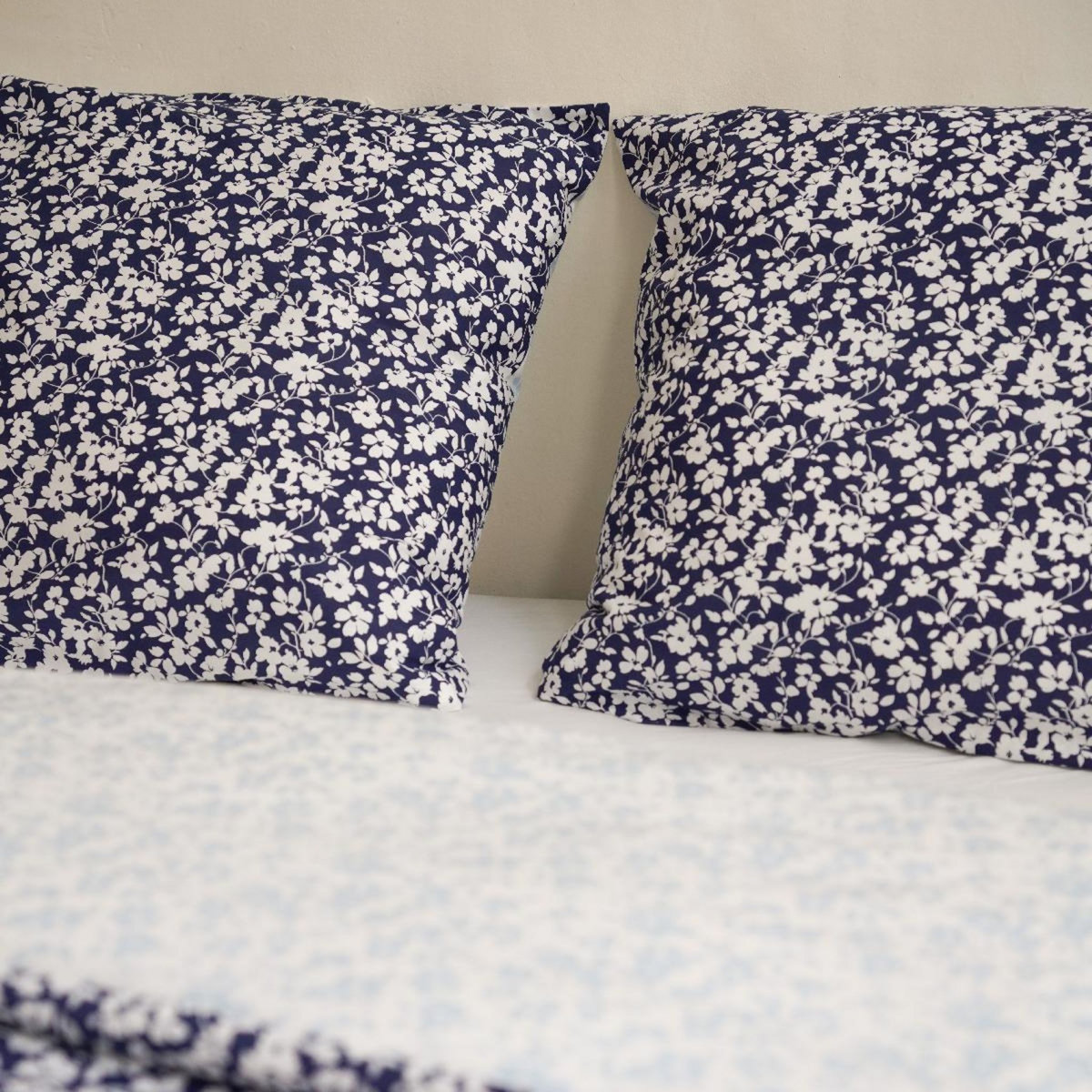 DODO Pack Housse de couette + Taie(s) d'oreiller Coton Flora