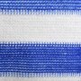 VIDAXL Ecran de balcon Bleu et blanc 120x300 cm PEHD