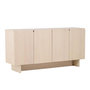 Voir la diapositive 1 : Paris Prix Buffet Design 4 Portes  Tyreso  160cm Naturel