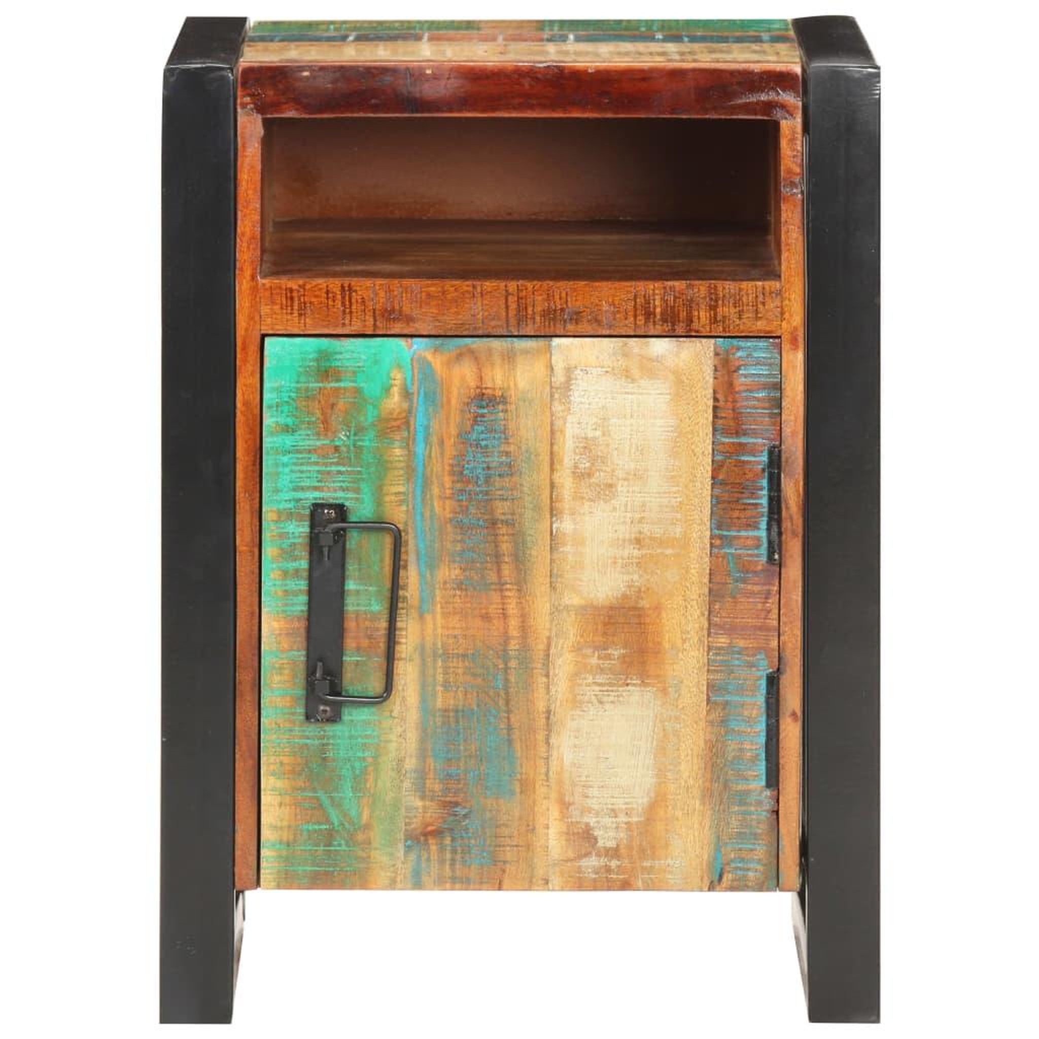 Voir la diapositive 2 : VIDAXL Table de chevet 40x35x55 cm Bois de recuperation massif