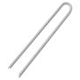 Voir la diapositive 3 : VIDAXL Piquets de tente 6 pcs forme de U 41,5 cm Ø12mm acier galvanise