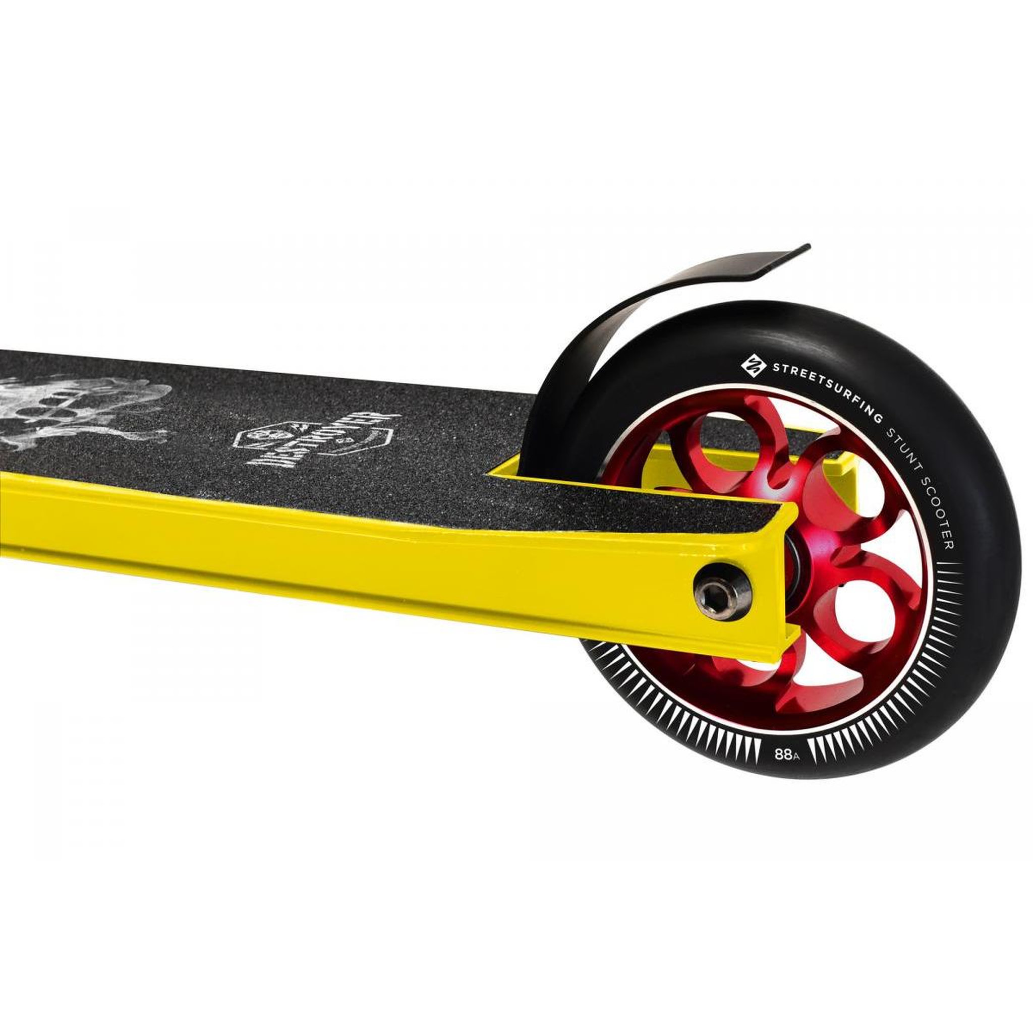 Voir la diapositive 4 : Street Surfing Trottinette  destroyer white fire mask