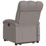 Voir la diapositive 4 : VIDAXL Fauteuil inclinable de massage Taupe Tissu