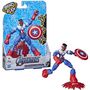 Voir la diapositive 3 : HASBRO Figurines Bend and Flex - Avengers - Falcon