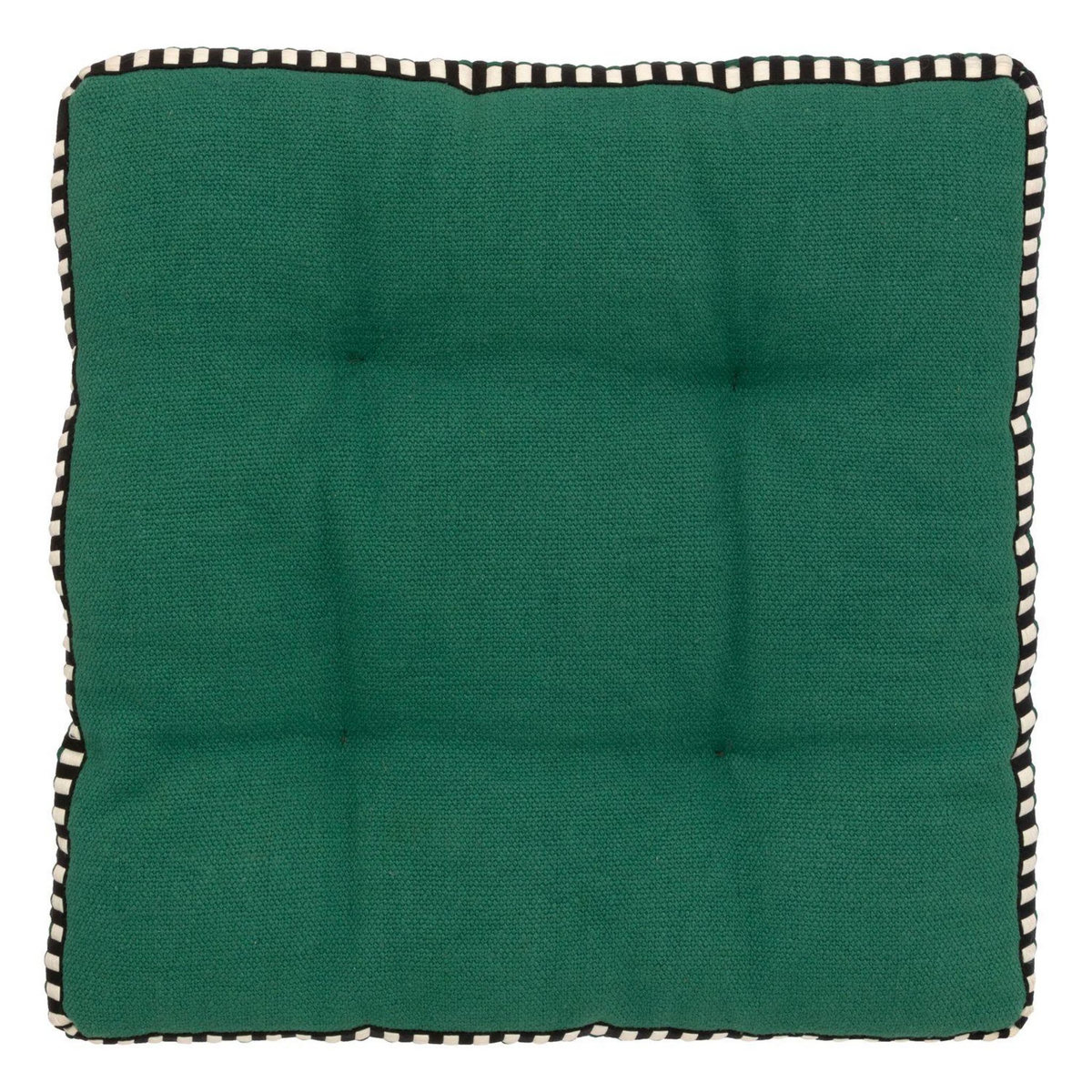 ATMOSPHERA Galette de chaise matelassée MALAKITE - Vert cèdre